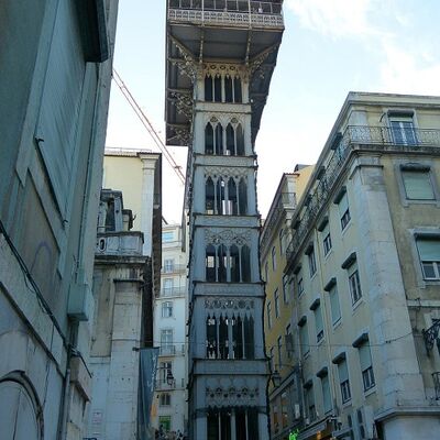 Klassenfahrt Lissabon - Eelevador de Santa Justa