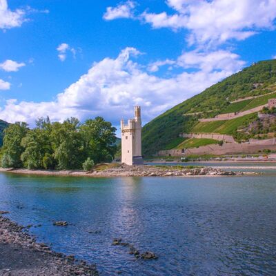 Bingen - Mäuseturm; Bildquelle: Bingen am Rhein Tourismus und Kongress GmbH