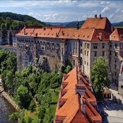 Schloss Český Krumlov in Kurmau