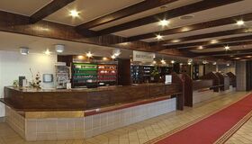 Prag, Hotel Globus - Rezeption