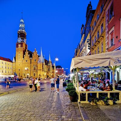 Marktplatz in Breslau (Großer Ring)