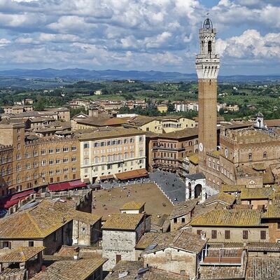 Siena Marktplatz - Piazza del Campo
