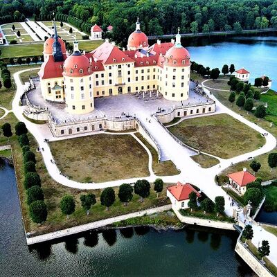 Die Moritzburg bei Radebeul