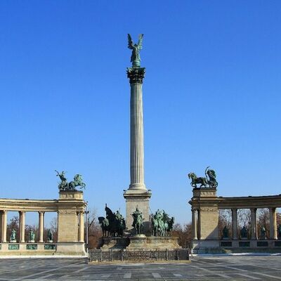 Klassenfahrt Budapest - Heldenplatz
