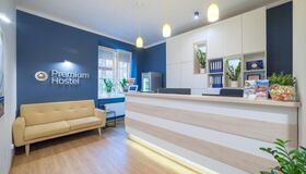 Krakau - Hostel Premium, Rezeption