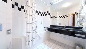 Prag, Hotel Theatrino - Badezimmer
