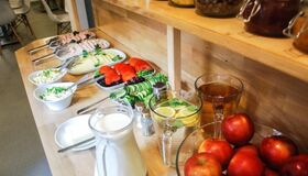 Krakau - Hostel Kadetus, Frühstück
