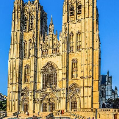 Klassenfahrt Brüssel - Kathedrale St. Michael und St. Gudula