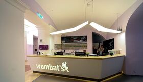 Budapest, wombat's CITY HOSTEL - Rezeption